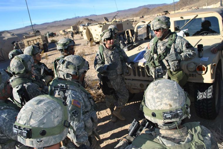 Greywolf soldiers at National Training Center